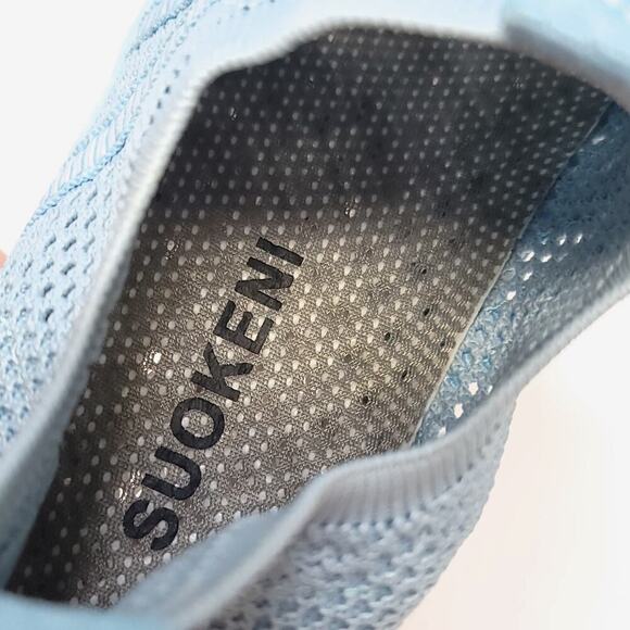 Soukeni Shoes Size 38 7.5 Womens Blue Quick Drying Mesh Slip On Sneaker Water - Picture 6 of 13